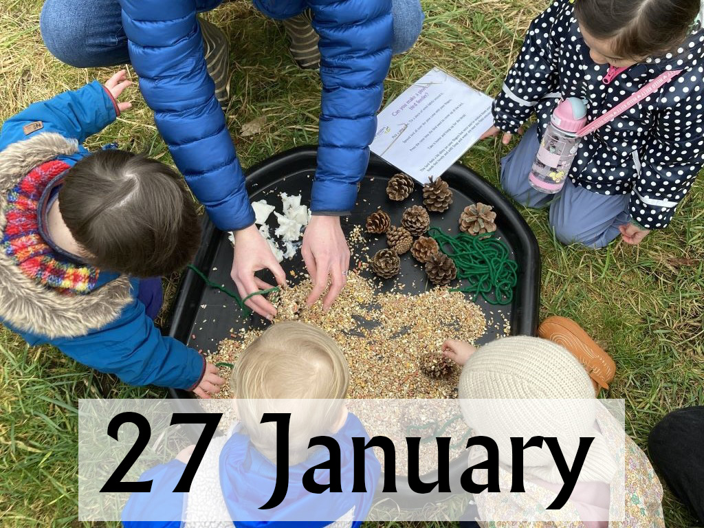 Monday 27 January (Ages 1-5), 10:00-11:30