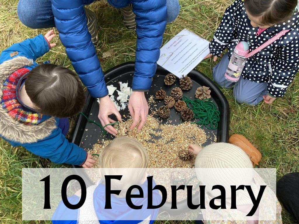 Monday 10 February (Ages 1-5), 10:00-11:30